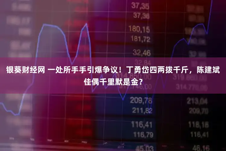 银葵财经网 一处所手手引爆争议!丁勇岱四两拨千斤,陈建斌佳偶千里默是金?